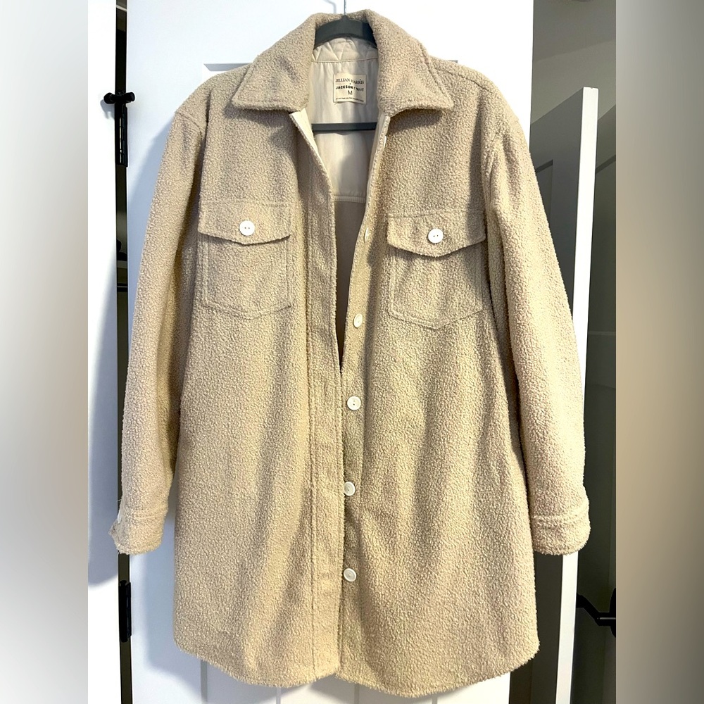 Jackson Rowe x Jillian Harris Teddy Jacket with Heart Details - Picture 3 of 5